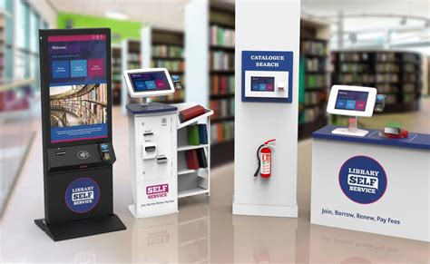 self service kiosk for library